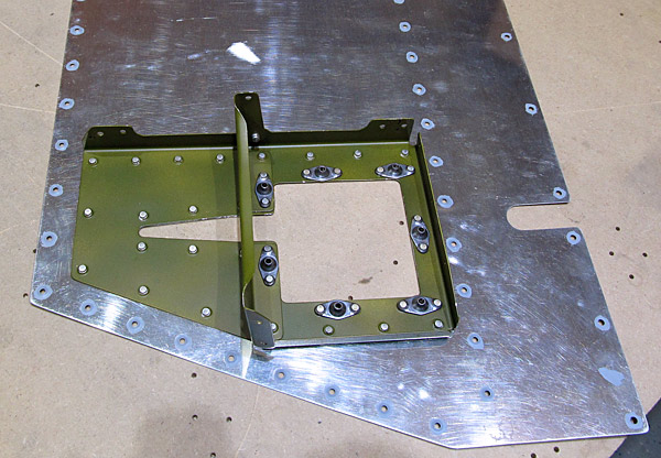 Elevator Trim Access Doubler Riveted In Place
