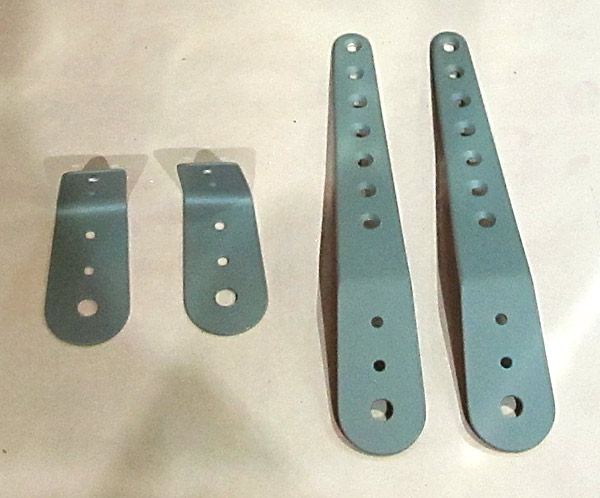 Primed Shoulder Harness Pieces