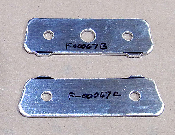 Separated Bellcrank Spacers