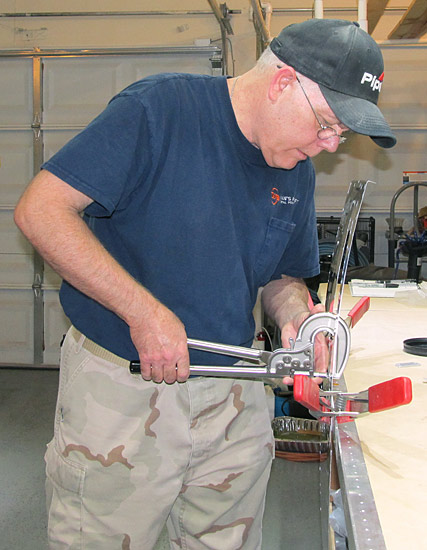 Attaching Nutplates To Baggage Bin Floor