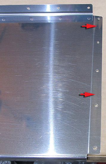 Break Edges On Baggage Bin Side Covers