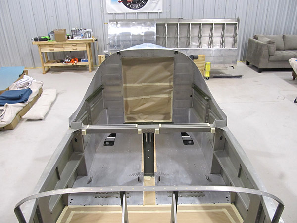 Primed Bare Metal Areas In Baggage Bin