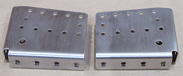 Dimpled F-01432B-L and F-01432B-R Roll Bar Brace Brackets