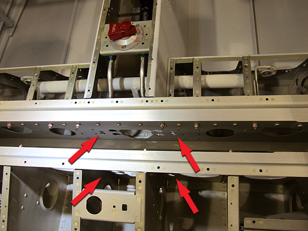 Enlarge Brake Line Passage Holes