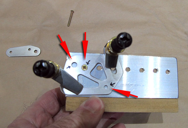 Machine Countersinking VA-195A Stall Warning Mount Plate