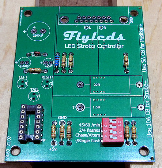 Four-Way DIP Switch Soldered