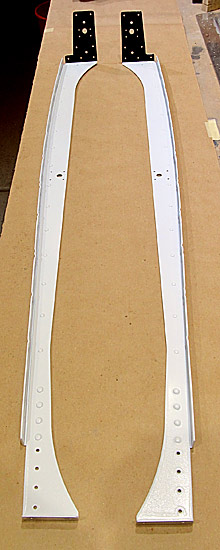 Painted Tips Of Aft Canopy Rail Flanges