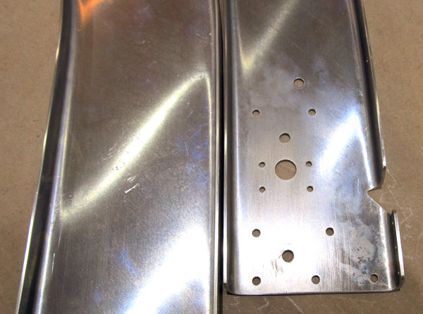 Polish Edges Of Aft Canopy Frames