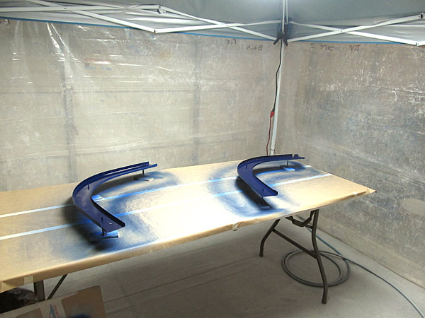 Painting Aft Canopy Frame