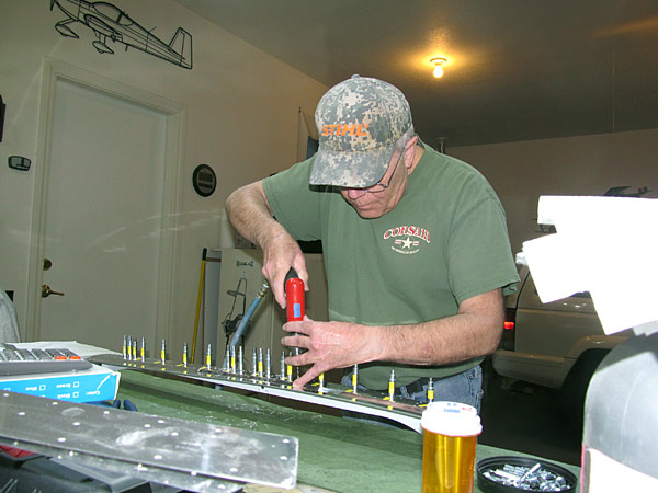 Match Drill Aft Canopy Rails