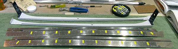 Deburred Holes In Canopy Rails And Canopy Rail Angles