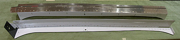Riveted Canopy Rail Assemblies Together