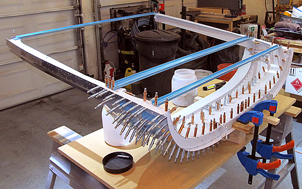 Attach Canopy Rail Assemblies To Canopy Assembly