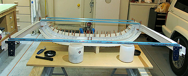 Aft Canopy Fixture Attached To Canopy Assembly