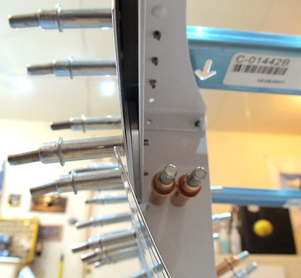 Canopy Rail Shims Installed