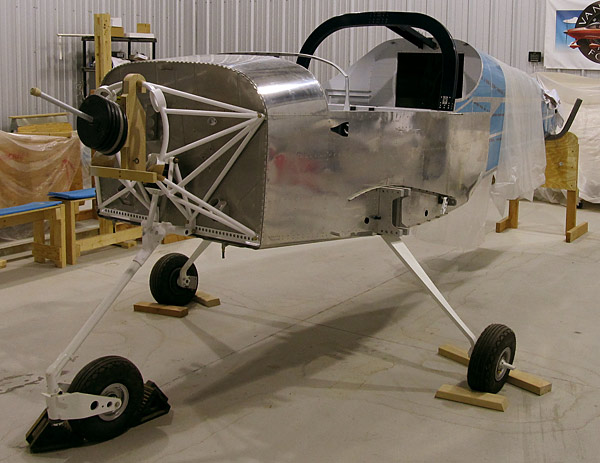 Fuselage Standing On Its Gear