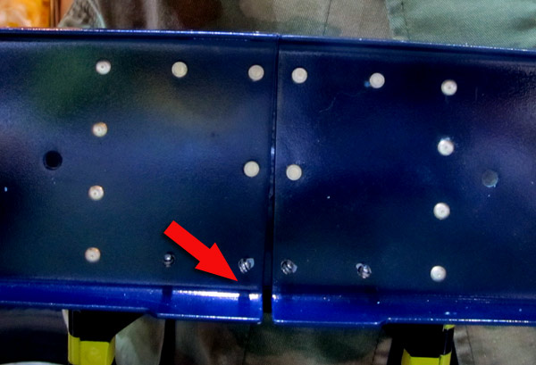 Riveting Canopy Handle To Aft Frame