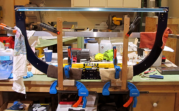 Reposition Canopy Frame Assembly For Riveting