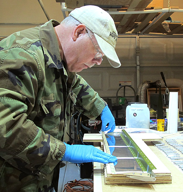 Bonding Trailing Edge Wedge Of Trim Tab In Place