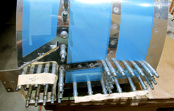 Riveting Canopy Skin To Canopy Assembly