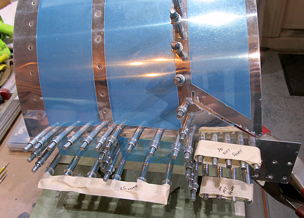 Riveting Canopy Skin To Canopy Assembly