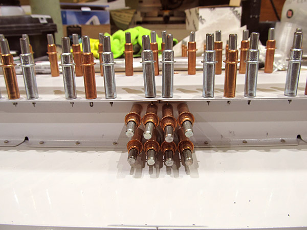 Final Drill Aft Canopy Frame Splice Holes