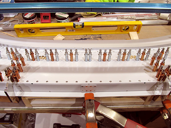 Riveting Close Out To Canopy Assembly