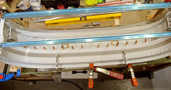 Riveting Aft Half Of Canopy Frame Close Out