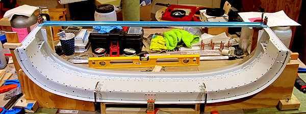 Rivet Flanges On Aft Canopy Frame Close Out