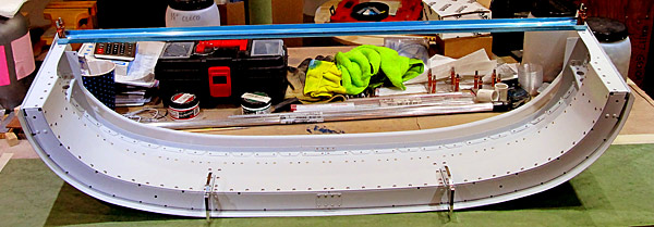 Canopy Frame Assembly Removed From Jig