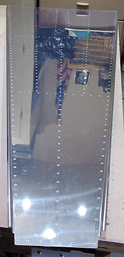 Deburring Aft Bottom Skin