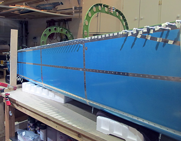 Riveting Side Skins To Frame