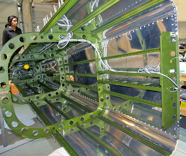 Inside View Of Aft Fuselage