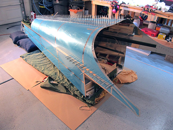 Aft Fuselage On The Floor