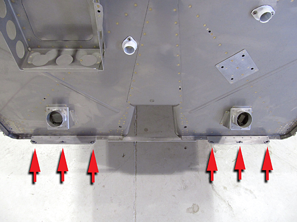 Cowl Attach Nutplates Installed
