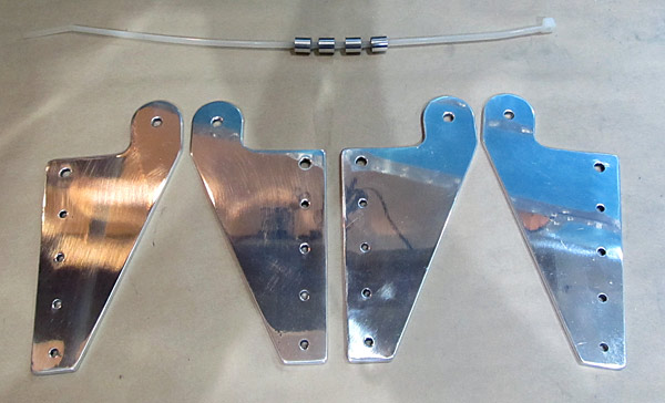 Polished Brake Pedal Side Plates