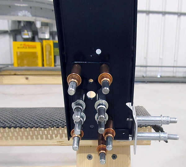 Clecoed Right Side Of Canopy Frame To Canopy Assembly