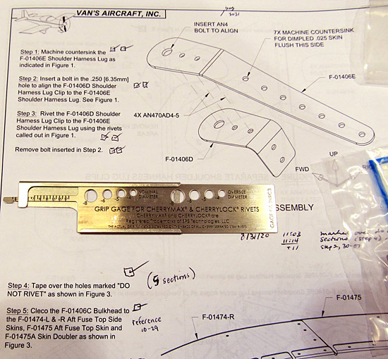 Riveting Shoulder Harness Lug Assembly