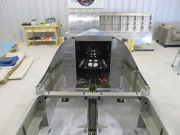 Riveted Baggage Bin Side Covers To Fuselage