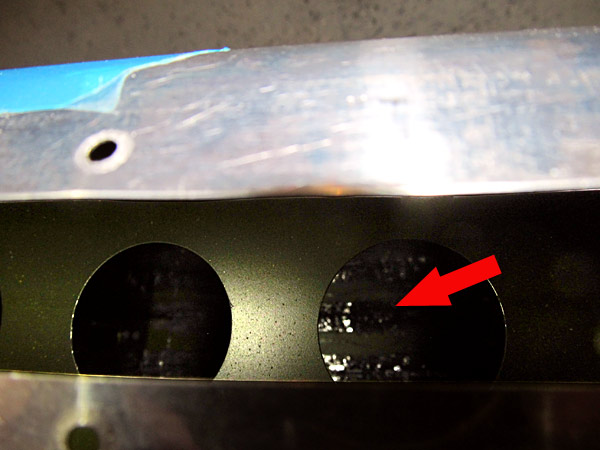Tank Sealant Applied To Elevator