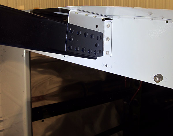 Riveting Roll Bar Brace To Bulkhead