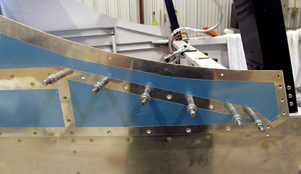 Attaching Skin Stiffeners To Fuselage Side Skins