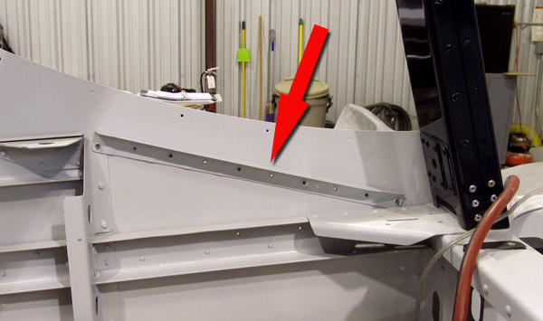 Attaching Skin Stiffeners To Fuselage Side Skins