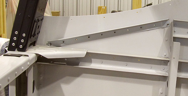 Attaching Skin Stiffeners To Fuselage Side Skins