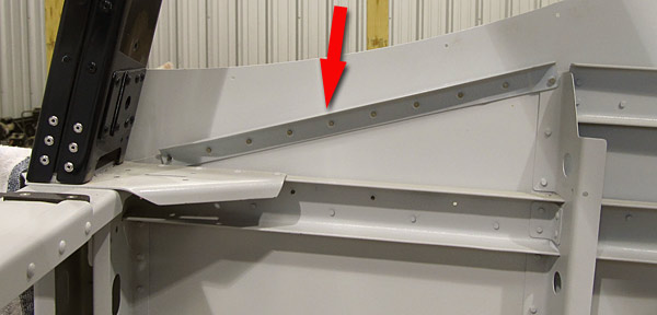 Attaching Skin Stiffeners To Fuselage Side Skins