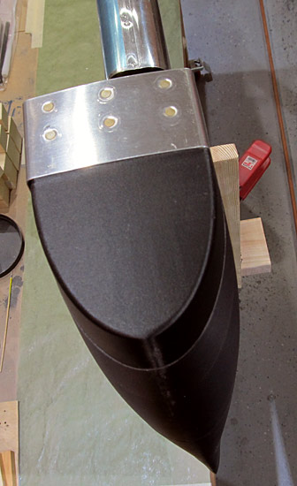 Leading Edge View Of Elevator Tip Fairing