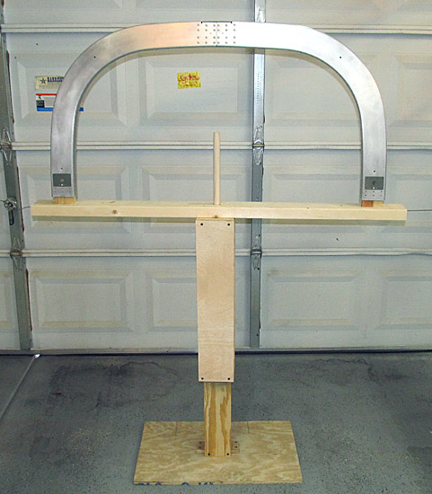 Paint Stand For Roll Bar Assembly