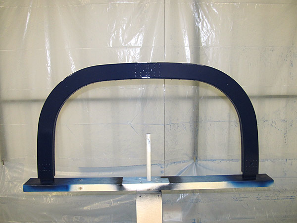 Painted Roll Bar Frame Assembly