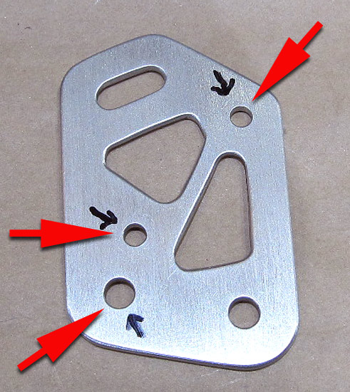 Machine Countersinking VA-195A Stall Warning Mount Plate