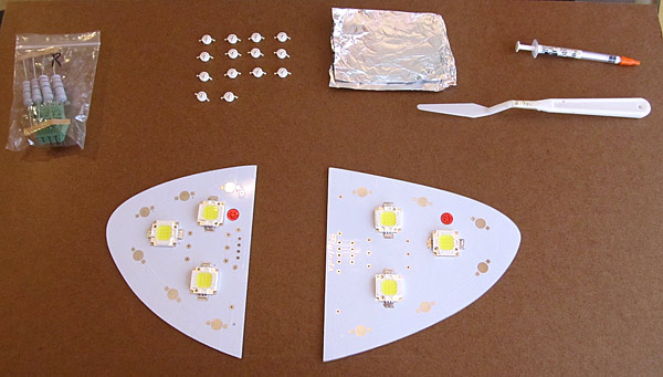 Position LEDs And Power Resistors